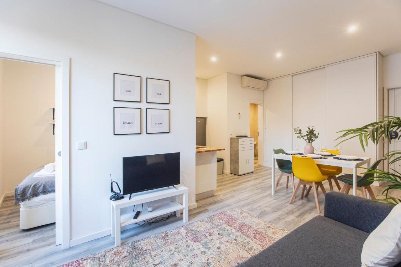 Seaside 1Br Flat W/ Ac In Matosinhos By Lovelystay Dış mekan fotoğraf